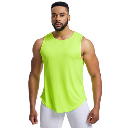 Men's compression garment slimming body shaping tank top gym workout sleeveless abdominal shaper