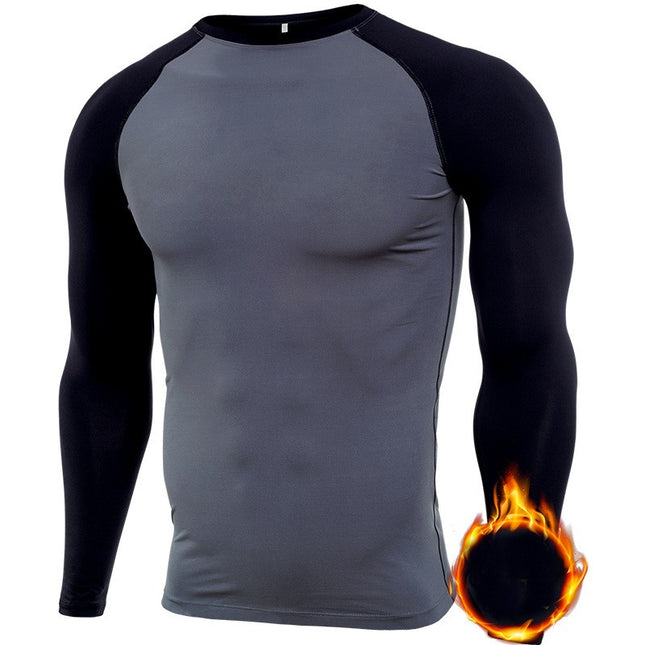 Mens Base Layers Tops, Long Sleeve Gym Running Top Workout Shirts for Men Longsleeve 1