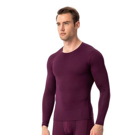 Men's Tight Training Athletic Running Long Sleeve Sweat Wicking Quick Drying Shirt