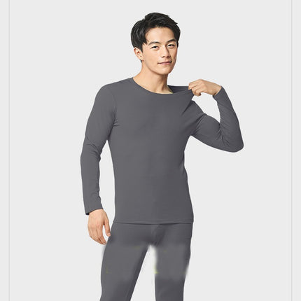 Men's Ultra Soft Thermal Underwear Set Stretchy Thin Modal Cotton Long Johns Top & Bottom Set