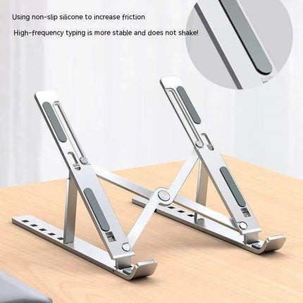 Stand for Desk Aluminium Foldable Laptop Riser Mount, Ergonomic Computer Notebook Stand