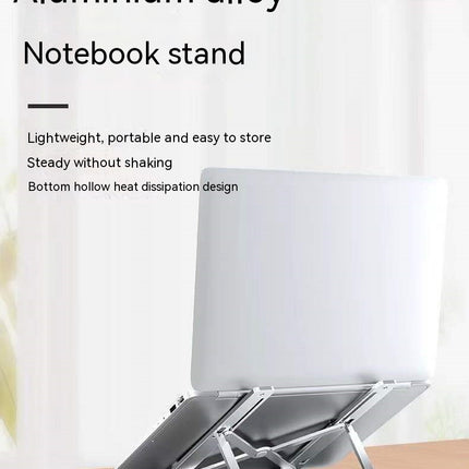 Stand for Desk Aluminium Foldable Laptop Riser Mount, Ergonomic Computer Notebook Stand