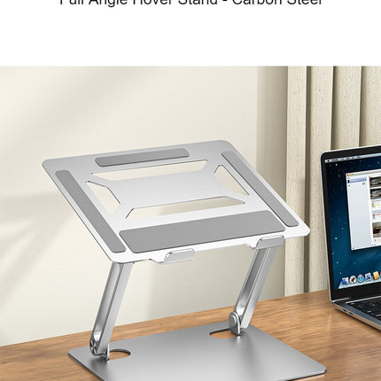 Laptop Stand for Desk Ergonomic Aluminum Alloy Laptop Holder Adjustable Height Computer Stand