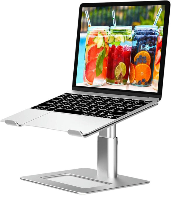 Aluminum Laptop Stand, Ergonomic Adjustable Notebook Stand, Riser Holder Computer Stand Compatible