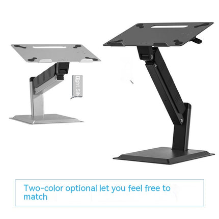 Laptop Stand for Desk, Laptop Holder Riser Adjustable Height Foldable Ergonomic Stand