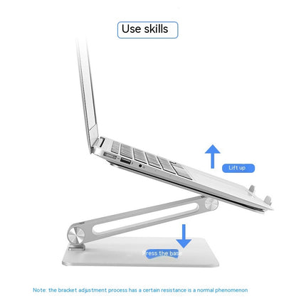 Adjustable Height Computer Stand Laptop Stand for Desk Ergonomic Aluminum Alloy Laptop Holder