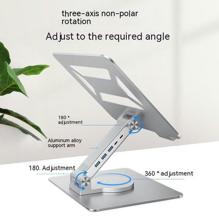 Laptop Stand for Desk, Adjustable Stand With 360¡ã Rotating Foldable & Portable Laptop Stand