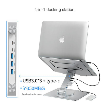 Laptop Stand for Desk, Adjustable Stand With 360¡ã Rotating Foldable & Portable Laptop Stand