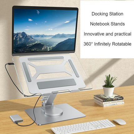 Laptop Stand for Desk, Adjustable Stand With 360¡ã Rotating Foldable & Portable Laptop Stand