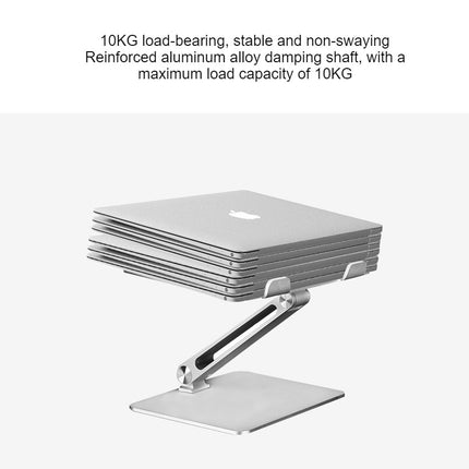 Laptop Stand Adjustable Height Computer Stand for Desk Ergonomic Aluminum Alloy Laptop Holder