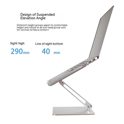 Laptop Stand Adjustable Height Computer Stand for Desk Ergonomic Aluminum Alloy Laptop Holder