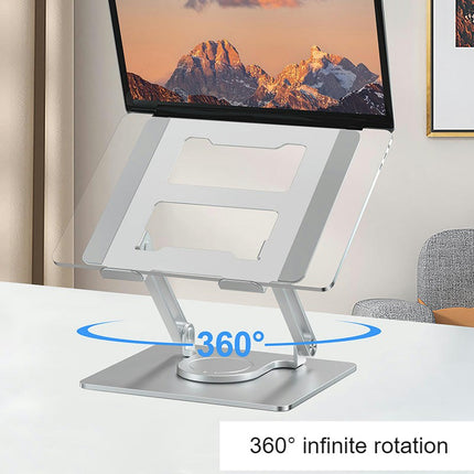 Laptop Stand, Computer Riser for Desk, Adjustable Height Angle Notebook Holder