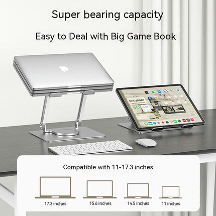 Laptop Stand, Computer Riser for Desk, Adjustable Height Angle Notebook Holder