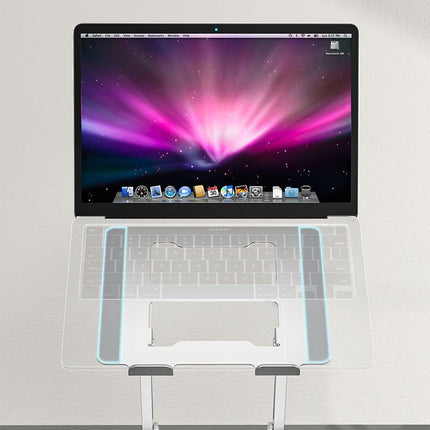 Laptop Stand, Computer Riser for Desk, Adjustable Height Angle Notebook Holder