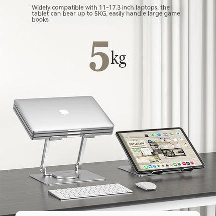 Laptop Stand, Computer Riser for Desk, Adjustable Height Angle Notebook Holder