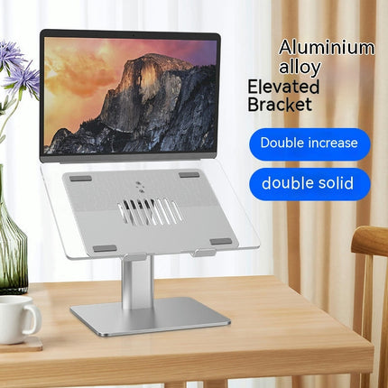 Adjustable lift Laptop Riser Mount Stand Ergonomic Computer Notebook Stand Aluminum Holder