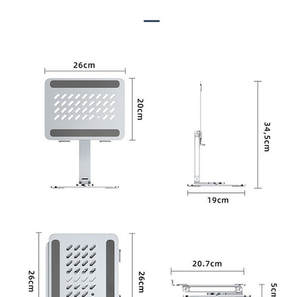 Laptop Stand for Desk, Adjustable Stand with 360¡ã Rotating Foldable & Portable Laptop
