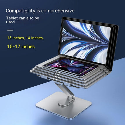 Laptop Stand for Desk, Adjustable Stand with 360¡ã Rotating Foldable & Portable Laptop