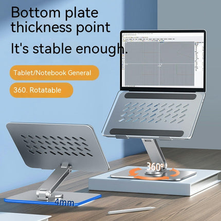 Laptop Stand for Desk, Adjustable Stand with 360¡ã Rotating Foldable & Portable Laptop