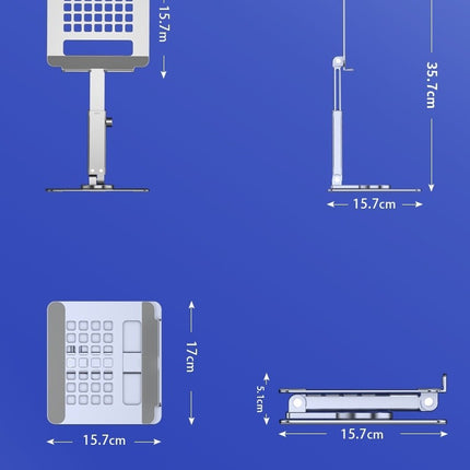 Laptop Stand with 360¡ã Rotating Base, Aluminum Stand Notebook Stand Computer Stand