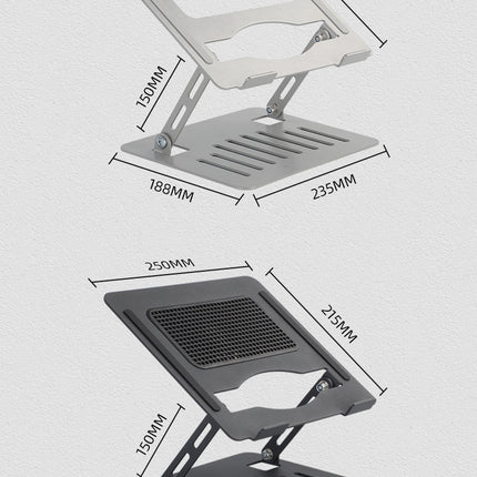 Laptop Stand Foldable Adjustable Laptop Stand Holder Ergonomic Aluminium Alloy Notebook Stand