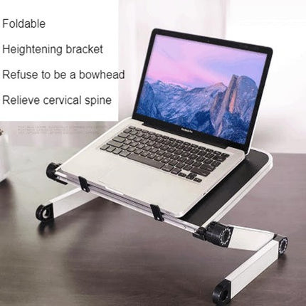 Portable Adjustable Aluminum Laptop Desk/Stand/Table Ergonomic Folding Holder