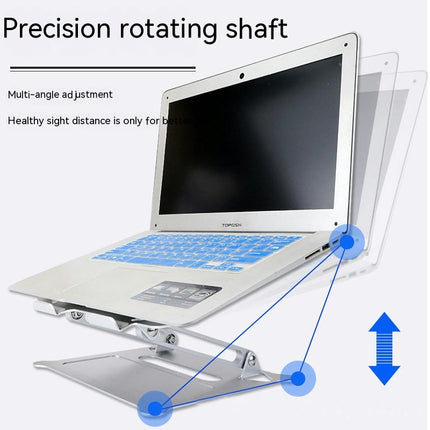 Adjustable Laptop Stand Portable Laptop Riser Aluminum for Desk Foldable Ergonomic