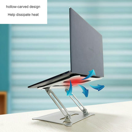 Adjustable Laptop Stand Portable Laptop Riser Aluminum for Desk Foldable Ergonomic