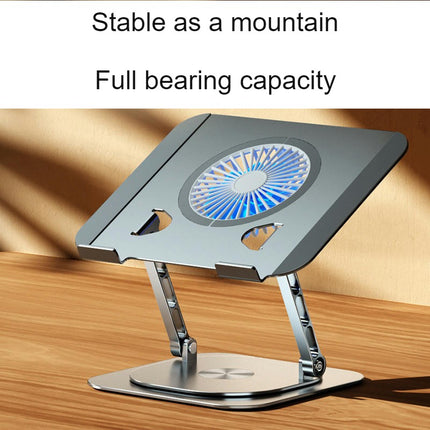 Swivel Laptop Stand for Desk with 360¡ã Rotating Base Adjustable Computer Stand