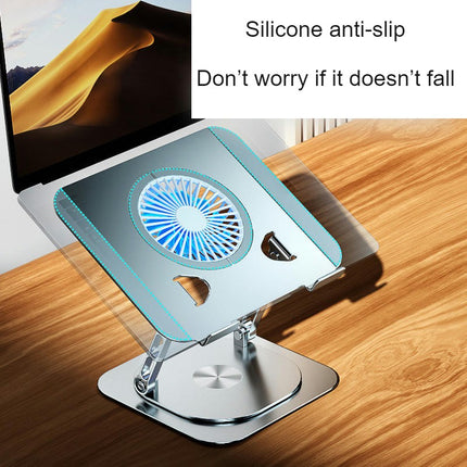 Swivel Laptop Stand for Desk with 360¡ã Rotating Base Adjustable Computer Stand