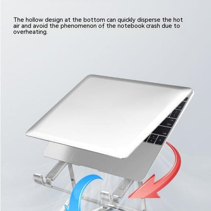 Laptop Stand,Holder Riser Tablet Stand Aluminum Foldable Portable Desktop Holder