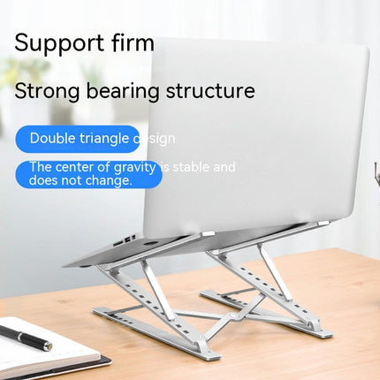 Laptop Stand,Holder Riser Tablet Stand Aluminum Foldable Portable Desktop Holder