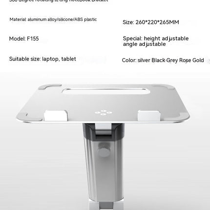 Laptop Stand with 360¡ã Rotating Ergonomic Adjustable Notebook Stand Computer Stand