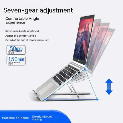 Portable Laptop Stand Adjustable Foldable Aluminum Alloy Laptop Stand