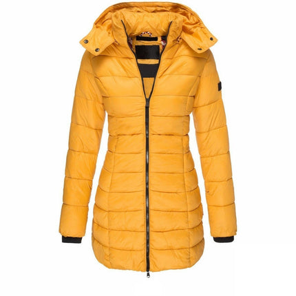 Women's Winter Windproof Warm Cotton Coats Waterproof Thicken Hooded Puffer Jacket