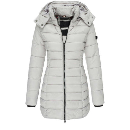 Women's Winter Windproof Warm Cotton Coats Waterproof Thicken Hooded Puffer Jacket