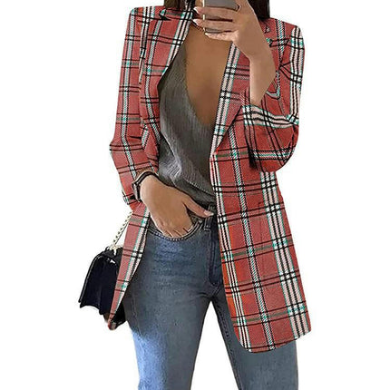 Women's Long Sleeve lattice Blazer Jacket Open Front Blazer Button Jacket