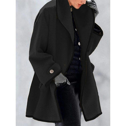 Women's Cardigan Coat Casual Lapel Open Front Long Jackets