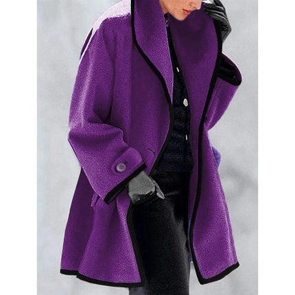 Women's Cardigan Coat Casual Lapel Open Front Long Jackets