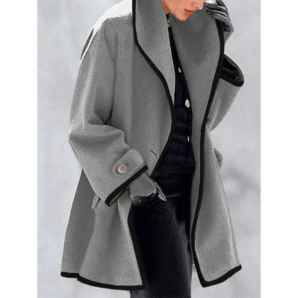 Women's Cardigan Coat Casual Lapel Open Front Long Jackets