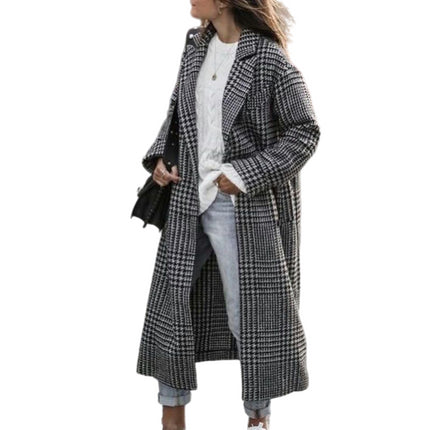 Women's Coat Long Jacket,Winter Long Sleeve Lapel Overcoat