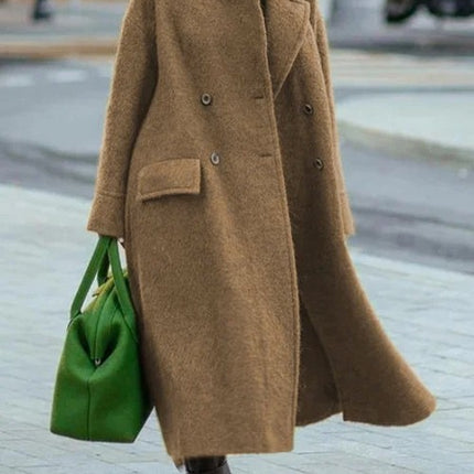 Women's Coat Long Jacket,Winter Long Sleeve Lapel Overcoat