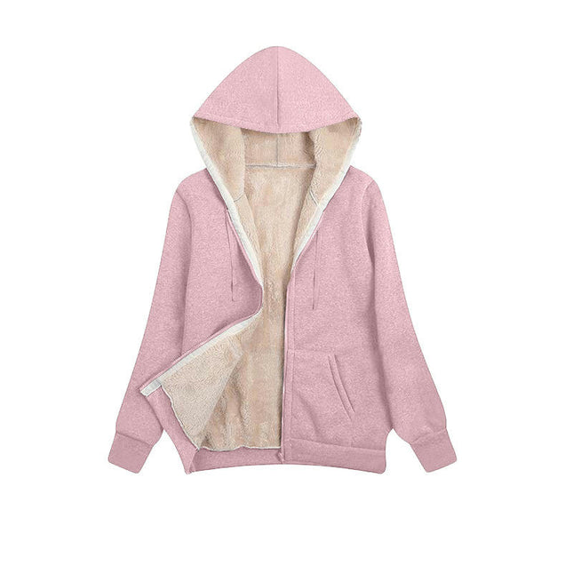 Women's Winter Hoodies Pullover Sherpa Fleece Warm Heavyweight Hoodie