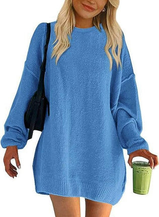 Women's Oversized Sweaters Long Sleeve Ribbed Knit Casual Loose Pullover Tunic Tops