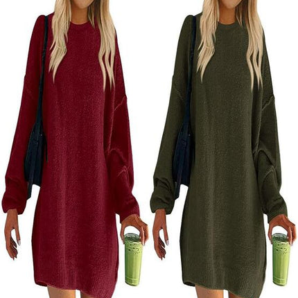 Women's Oversized Sweaters Long Sleeve Ribbed Knit Casual Loose Pullover Tunic Tops