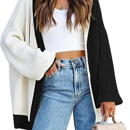 Women's Oversized Cardigan Sweater,Long Sleeve Down Cardigans Sweater Tops