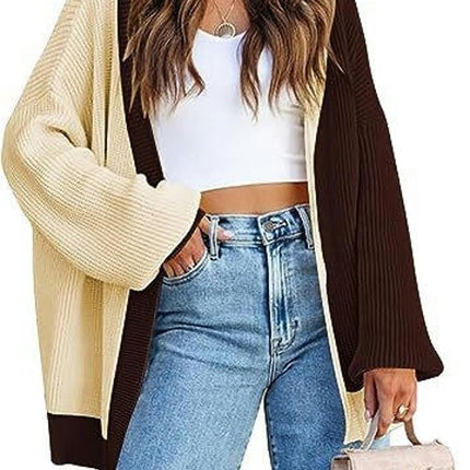 Women's Oversized Cardigan Sweater,Long Sleeve Down Cardigans Sweater Tops