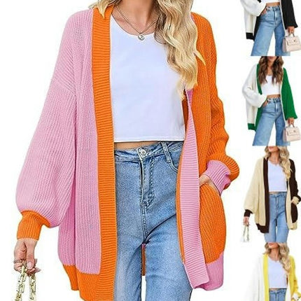 Women's Oversized Cardigan Sweater,Long Sleeve Down Cardigans Sweater Tops