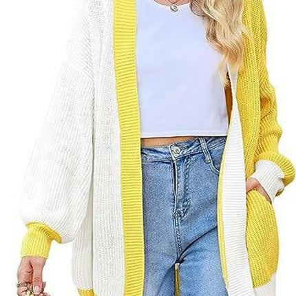 Women's Oversized Cardigan Sweater,Long Sleeve Down Cardigans Sweater Tops