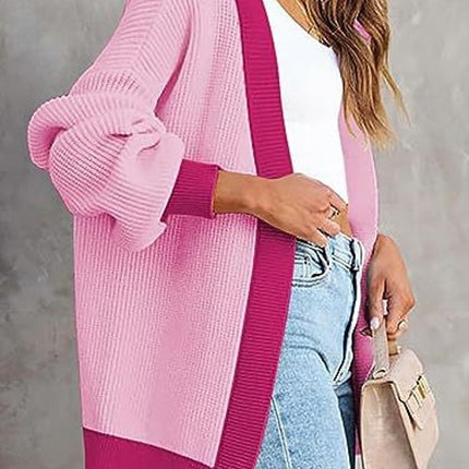 Women's Oversized Cardigan Sweater,Long Sleeve Down Cardigans Sweater Tops